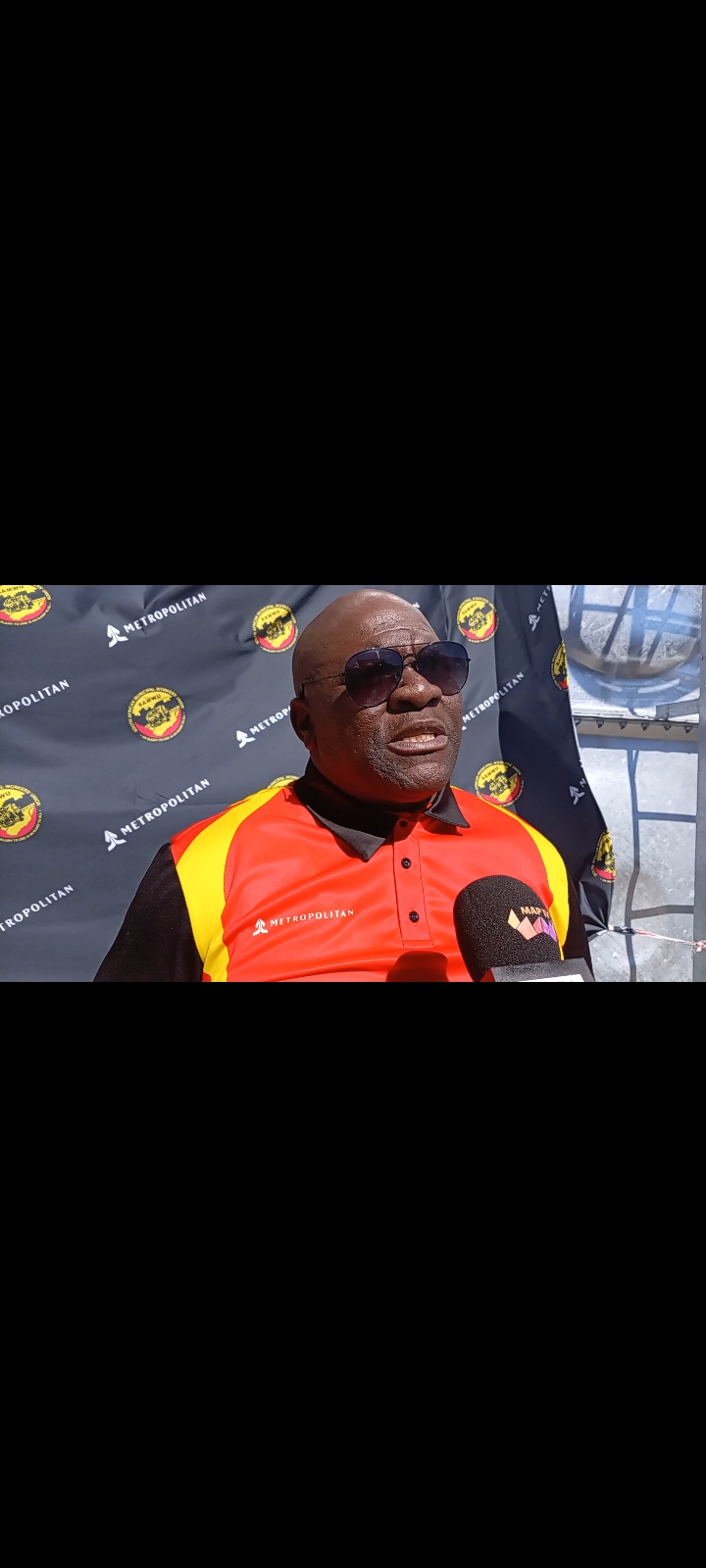 SAMWU provincial chairperson Tseko Mokoena says they stand against MAP water dissolution
