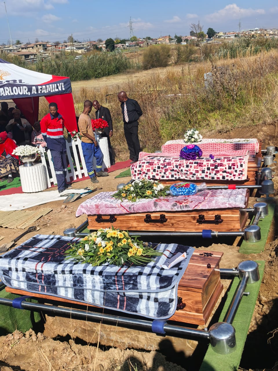 ThembiNkosi, Thulani, Thabang Edward and Pekimozi Alex laid to rest.