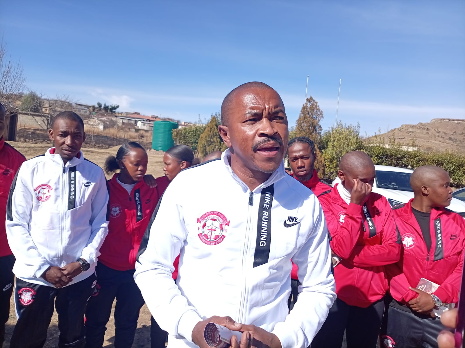 Victor Mlangeni coach and founder of TV Mlangeni Sports Academy