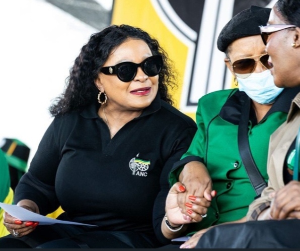 ANC first deputy secretary-general Nomvula Mokonyane and Free State premier Maqueen Letsoha-Mathae