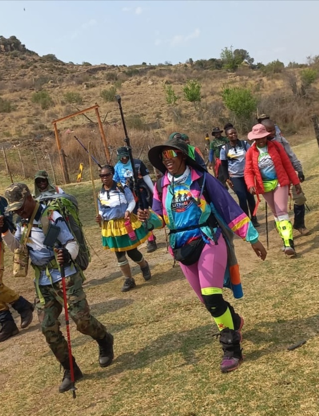 Free State and Lesotho hikers together in unity