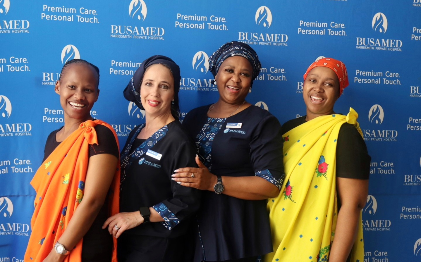 Busamed Harrismith Private Hospital staff celebrating heritage day