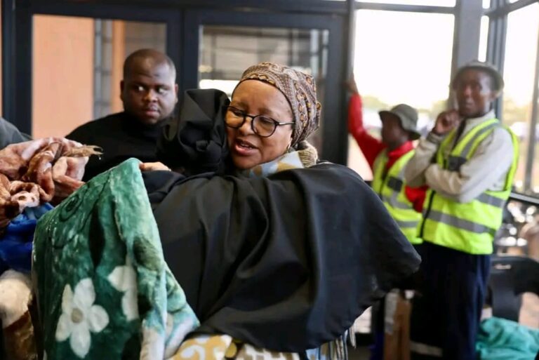 Widows during Premiers Ma queen Mathae Letsoha dialoque session at Bluegumbush multi purpose hall