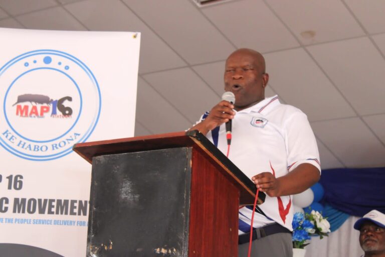 Moetapele wa Map 16 Civic Movement Gilbert Mokotso
